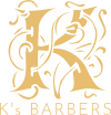 K's Barbers  Mobile Barber Services Logo